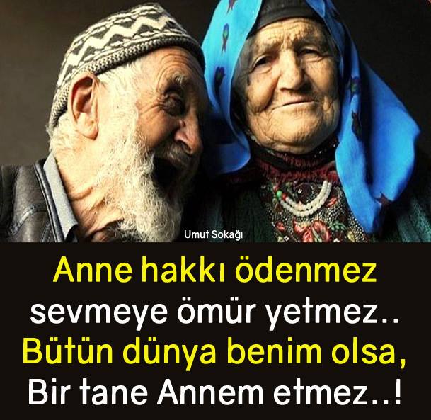 Rabbim bizleri anne ve baba kadri bilenlerden eylesin. #AnnelerGünü 
Anne sevgisi bir güne değil, bir ömre sığmaz!