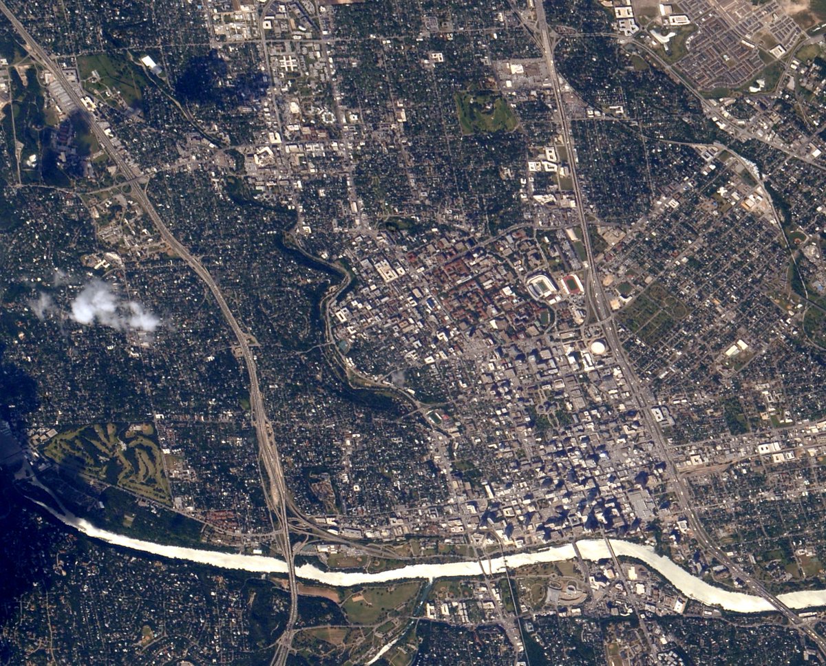 #HappyMothersDay Mom!  Here's a photo of #Austin - #hometown and #favoritecity. <a href="/VisitAustinTX/">Austin Texas</a> #CitiesFromSpace