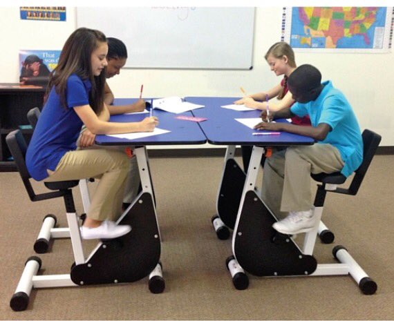 amyywebb7's tweet photo. Such a great idea! Physical activity during class work keeping young minds on task #ACUedu_p https://t.co/X7MPvTmFX3