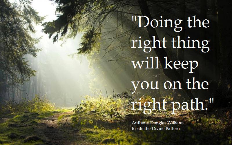ADevotedYogi's tweet image. "Doing the right thing will keep you on the right path." 

~ A.D. Williams

#quoteoftheday 
#greatquotes