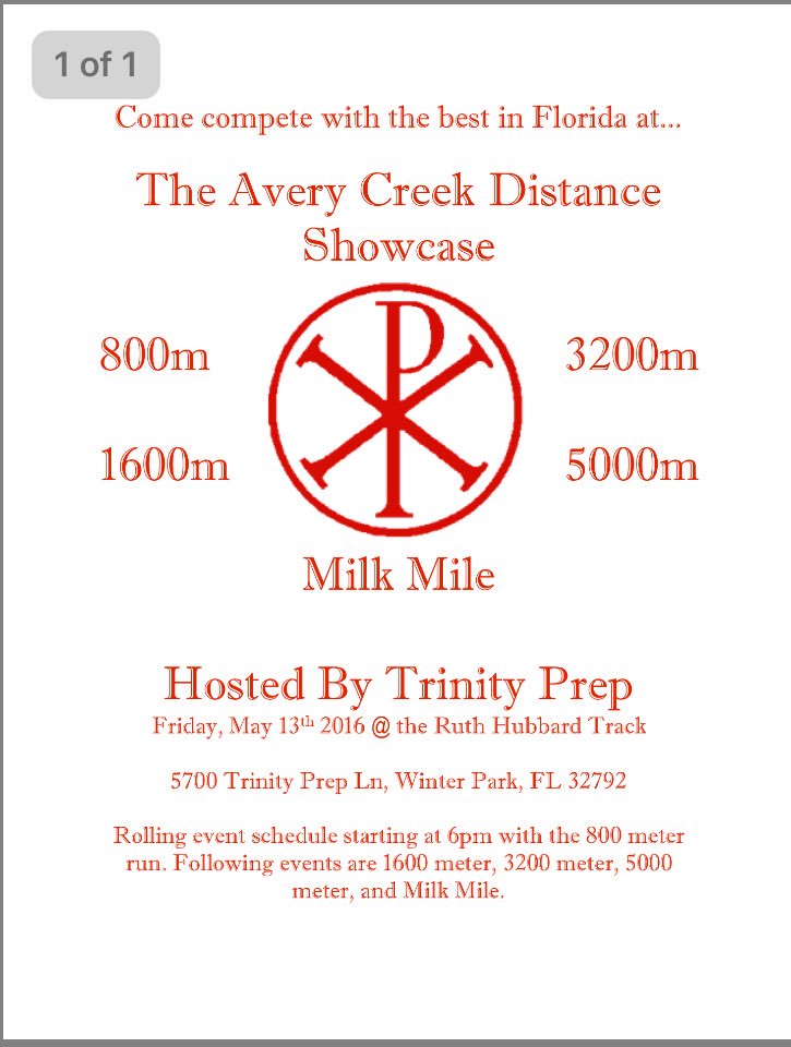 trinityprepxc's tweet photo. SPREAD THE WORD!!! Rolling schedule starts at 7pm*** https://t.co/pVoiFpj3Hl