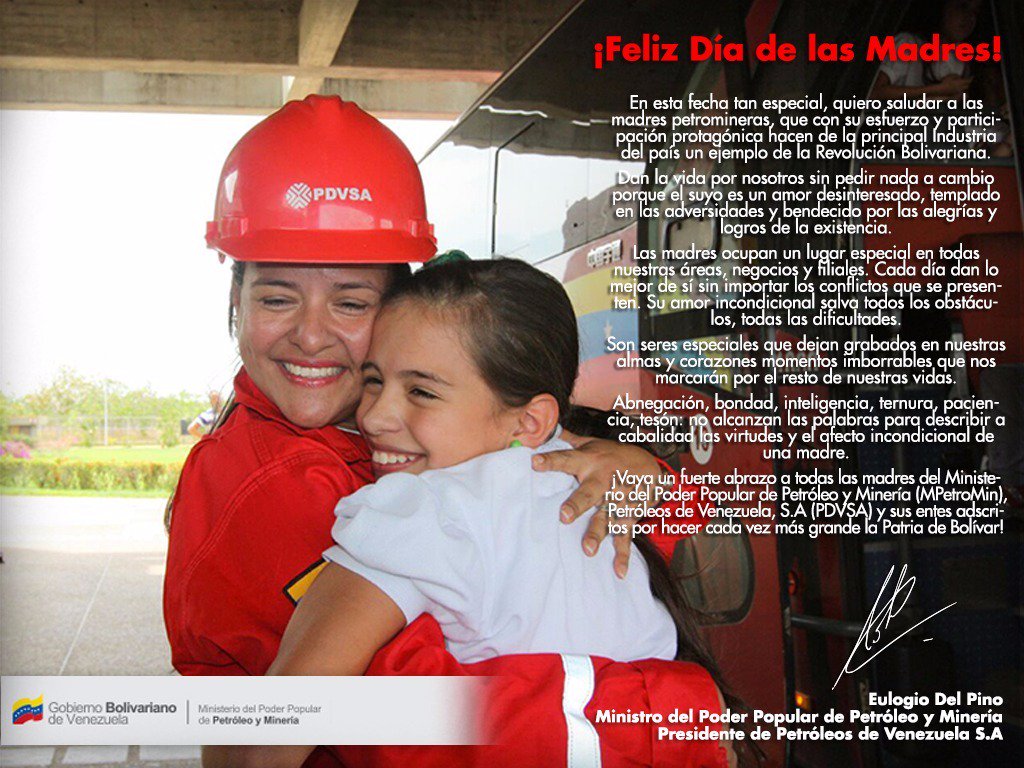 El Ministro @delpinoeulogio envía un emotivo mensaje a todas las madres de  la Patria. | #FelizDiaDeLaMadre, image size:1024x768