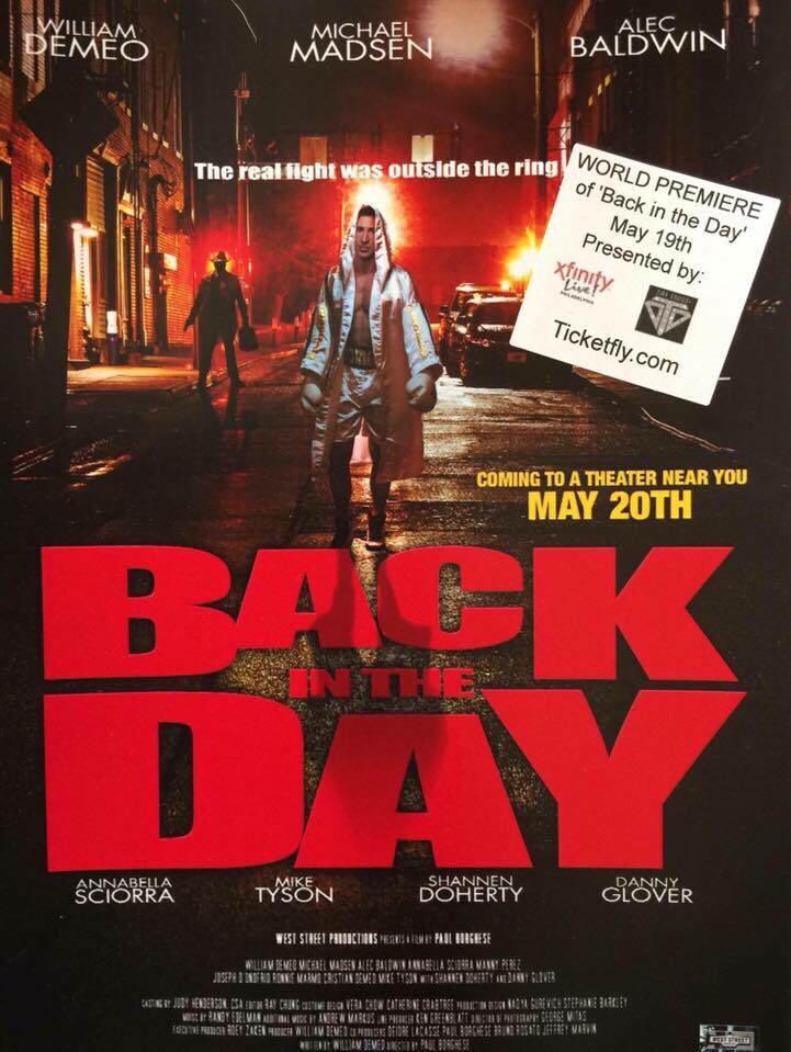 May 19 World Premiere of @Backintheday2016 Red Carpet event. Get your ticket ASAP. Portion goes to charity. @UPROXX