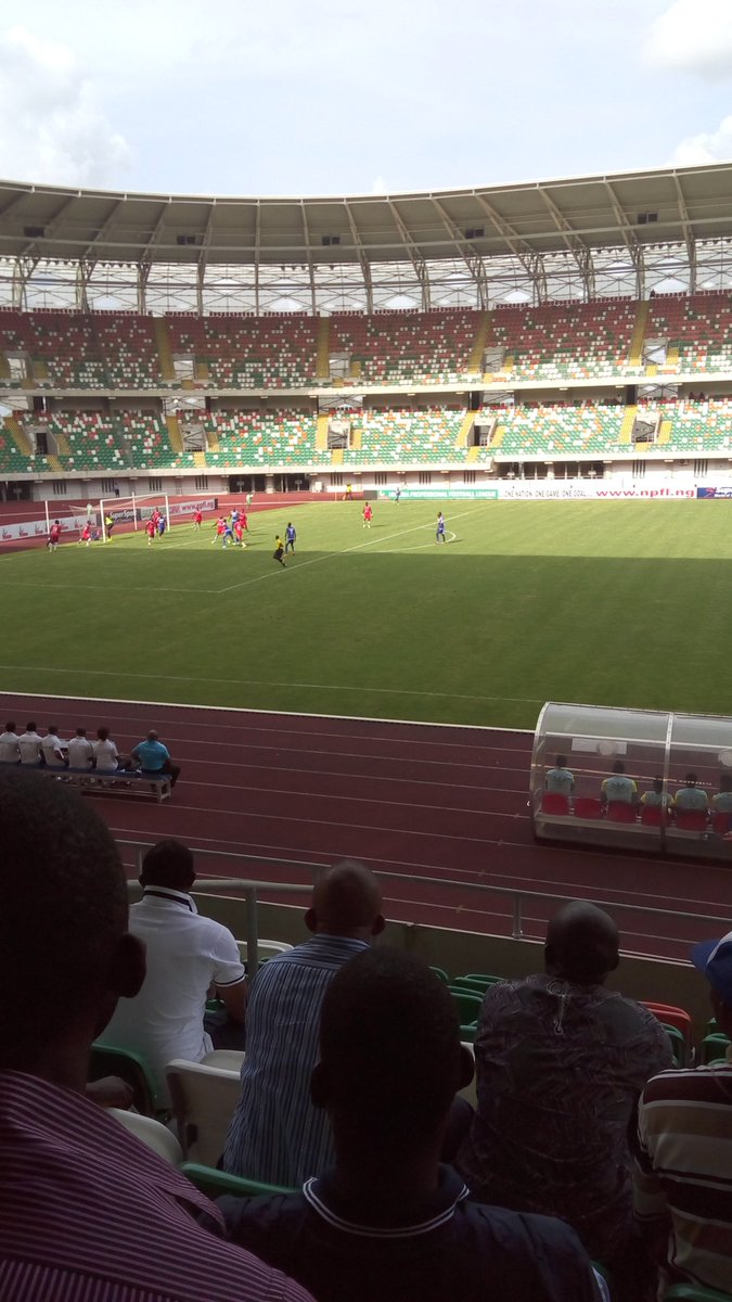 Samparkk Patrick Ede On Twitter At D Stadium Watching Akwa United Play Against Ifeanyi Ubah