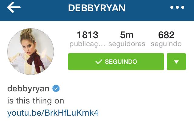 DebbyRyan_Spain's tweet photo. Debby Ryan ha alcanzado los 5M de seguidores en Instagram. https://t.co/OHbF4GZe5O