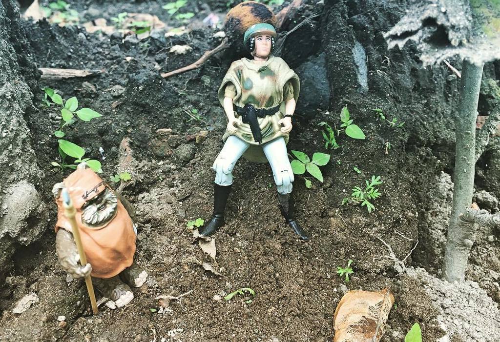 hashtagstarwars's tweet photo. New #StarWars Instagram by @gabo79ch // Leia &amp; Wicket scene at Endor. #starwarstoyscollector #starwarsfan #leiaorga… https://t.co/Mc8LZoD961