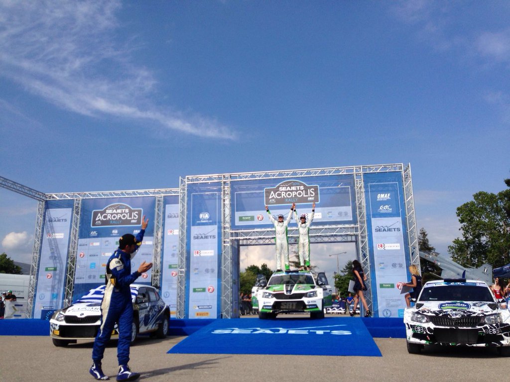 SRT_lv's tweet photo. Our winners @sirmacis_simins! #SRT #SkodaBalticMotorsport #SKODArallyfamily #LATVIA https://t.co/GcmCDHhajq