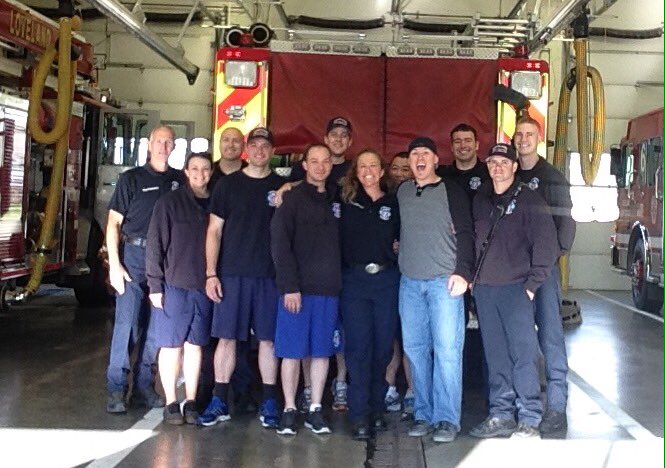 GonzMama's tweet photo. Happy Mother's Day! These are my kiddos for the day. Thanks A &amp; C Station 6 crews. You made me cry, again 😍 https://t.co/NGqQ45vAwE