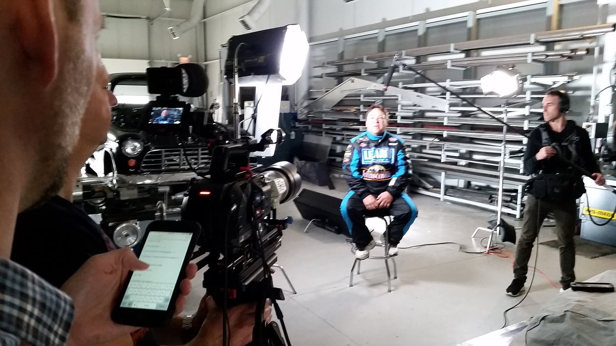 <a href="/MicksMotorsport/">Micks Motorsports</a> <a href="/NASCARonTSN/">NASCAR on TSN</a> #NPS commercial shoot <a href="/NASCARHomeTrack/">NASCAR_Roots</a> <a href="/Pintysfoods/">Pinty's</a> #NASCAR