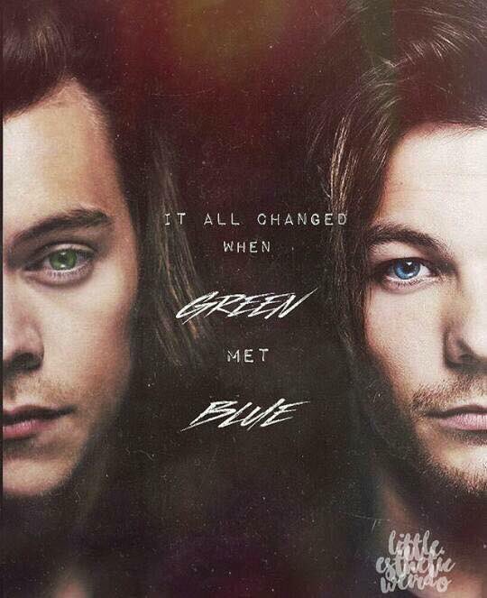 larry stylinson. — blue & green