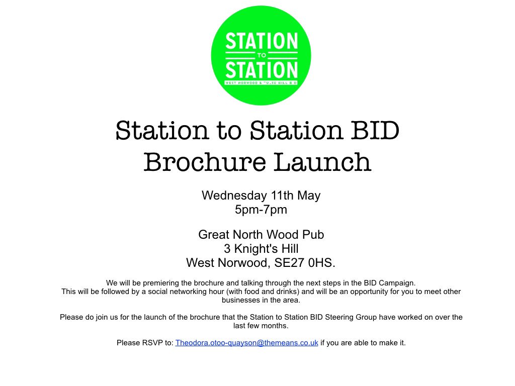 <a href="/TwistRise/">Twist Station Rise</a> @EmmausLambeth <a href="/WN_FEAST/">West Norwood Feast</a> <a href="/mywestnorwood/">Visioning WNTH</a> <a href="/hope_pub/">Hope Pub</a> <a href="/TulseHillHUB/">Tulse Hill HUB</a> Are you coming along on Wed?