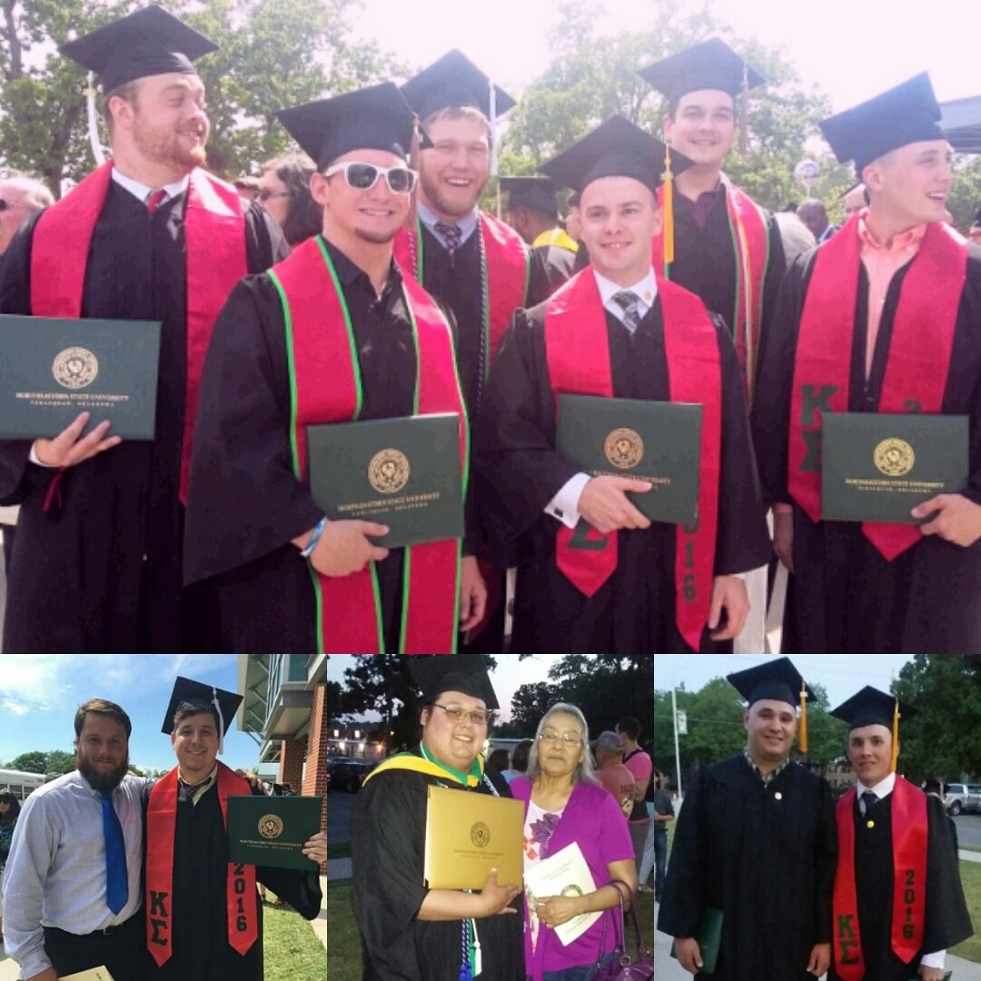 Congrats Brothers "Whatever you do, do well &amp; may success attend your efforts." Also pictured Kolby Rankin Α.Ε.Κ.Δ.Β