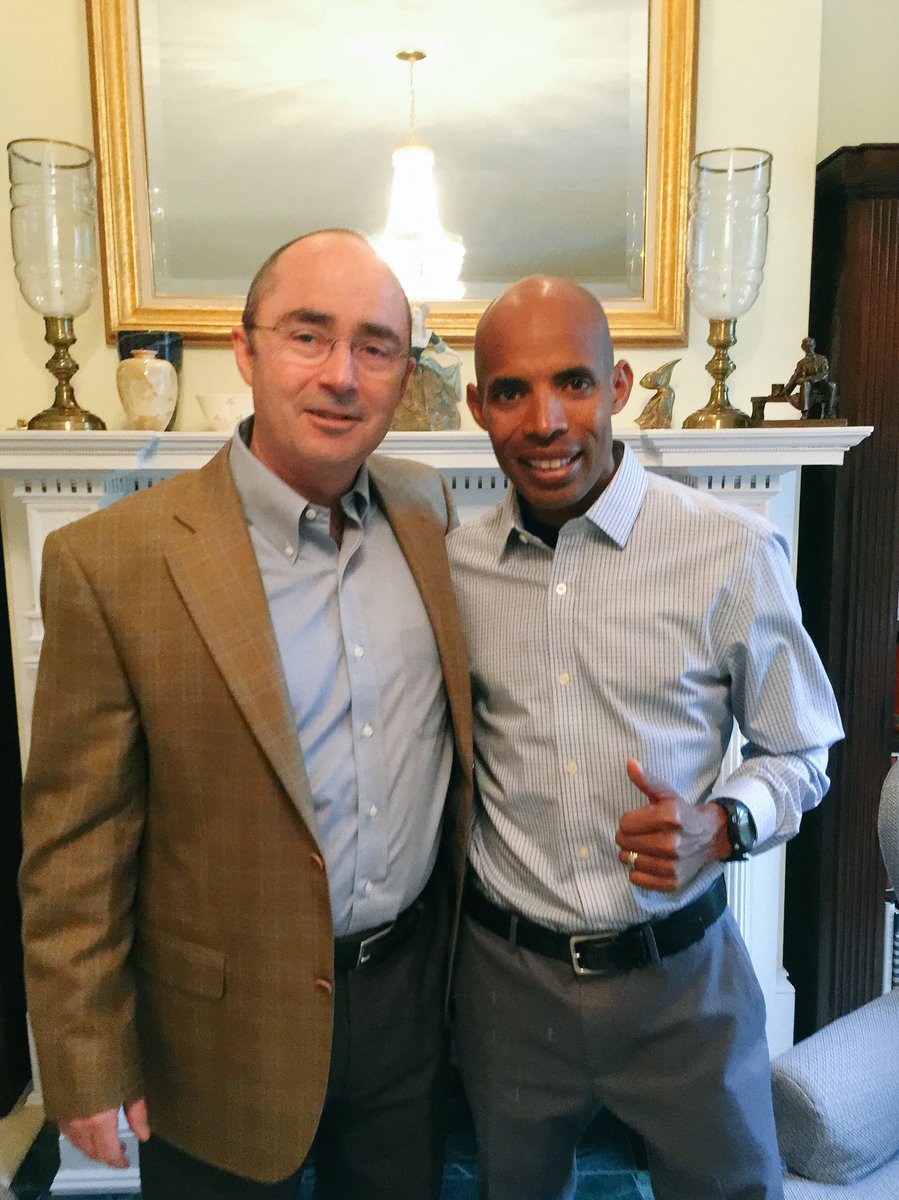 JohnMelBud's tweet photo. Honored to talk w @runmeb &amp; his brother of @hawisports about MEB Foundation &amp; @JosephMaleyJMF &amp; @JMF_IndyBest5K 🇺🇸🇺🇸 https://t.co/MuUkv4nqJF