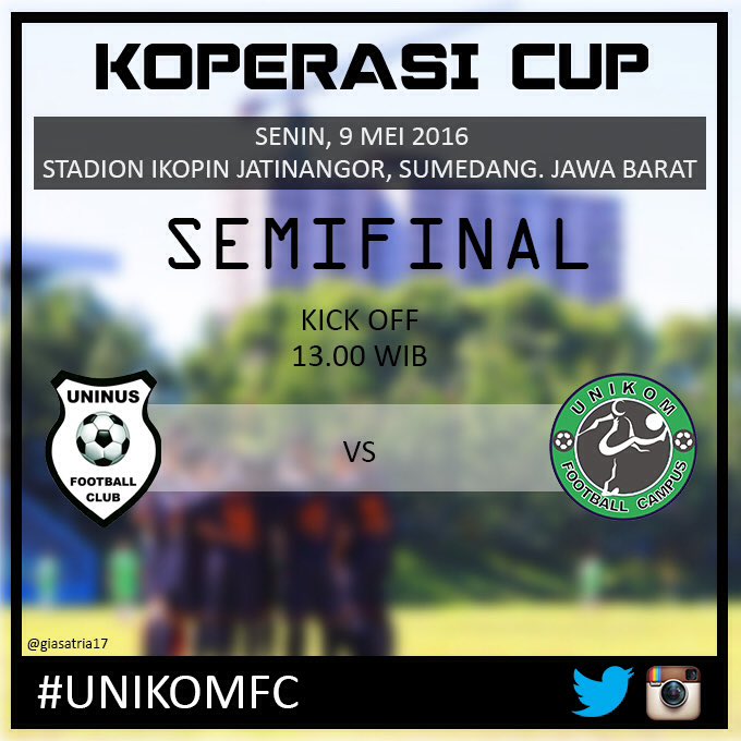 Baraya kampuser dukung &amp; doakan kami menjadi tim yg beruntung dalam KOPERASI CUP 2016. <a href="/infounikom/">IG : infounikom</a> <a href="/event_unikom/">Event Unikom</a>
