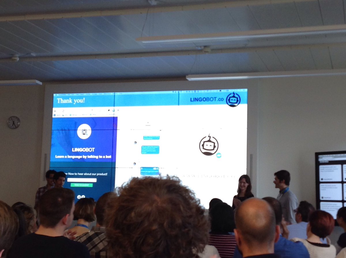 vincent_deborde's tweet photo. #swzh16 https://t.co/UPA0rv2ICR ... And we are finally all able to speak German! A bot we all need now! https://t.co/jp5k6Y00RH