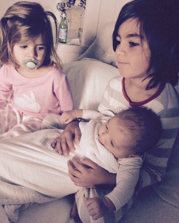 kourtneykardash's tweet photo. Feeling overwhelmed with love &amp; blessings being able to be a mommy to these three angel babies.Happy Mother's Day! https://t.co/szBJpcOY92