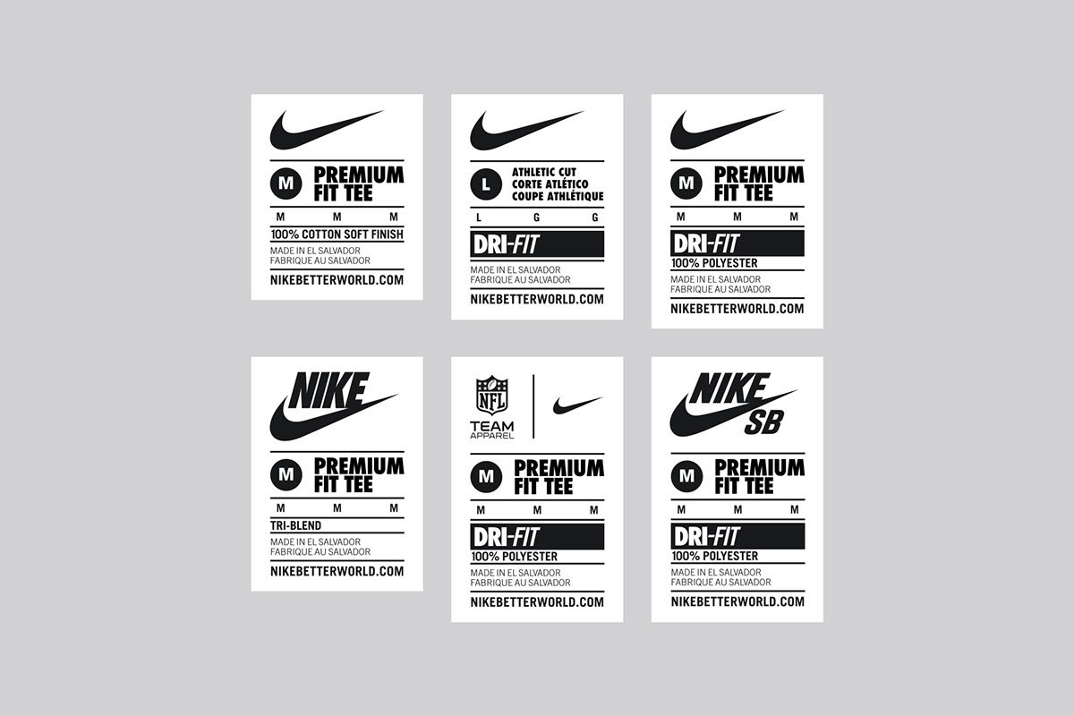 Nike Global Label System on Behance