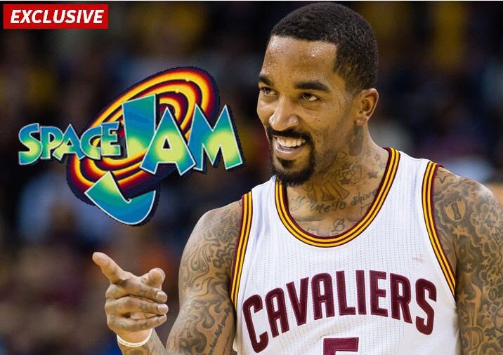 Samkvæmt slúðurmiðlinum TMZ þá mun JR Smith, liðsfélagi LeBron James, fara með hlutverk í Space Jam 2.