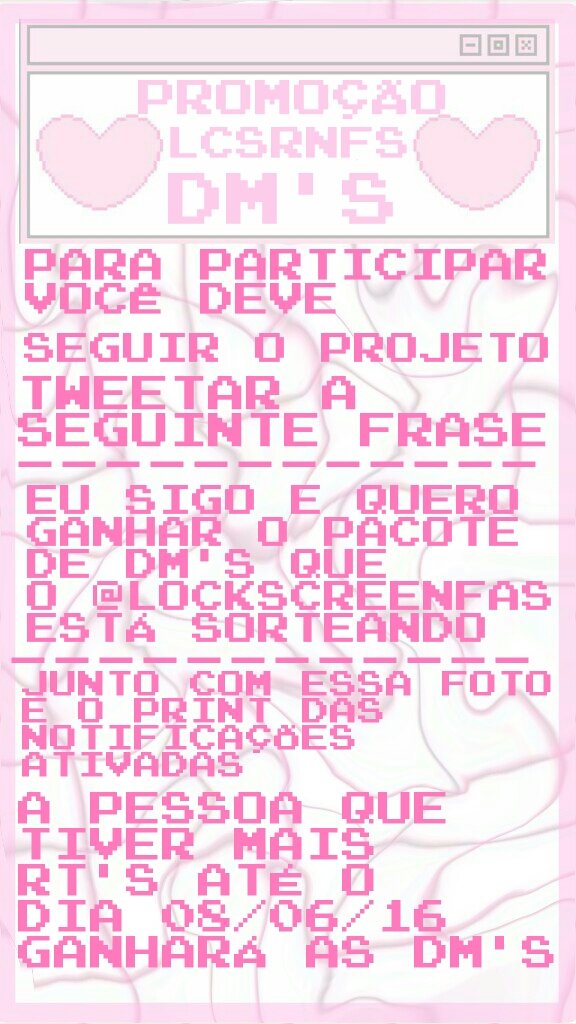 lockscreenfas's tweet photo. Boa Sorte A Todos 💖 /Equipe https://t.co/9k2z7NFxQQ