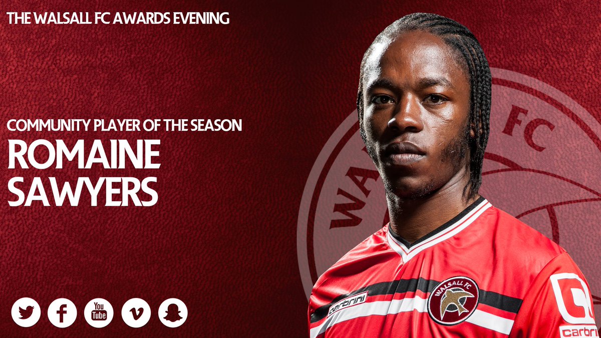 Walsall FC Official on Twitter "The Community Player of the Season is