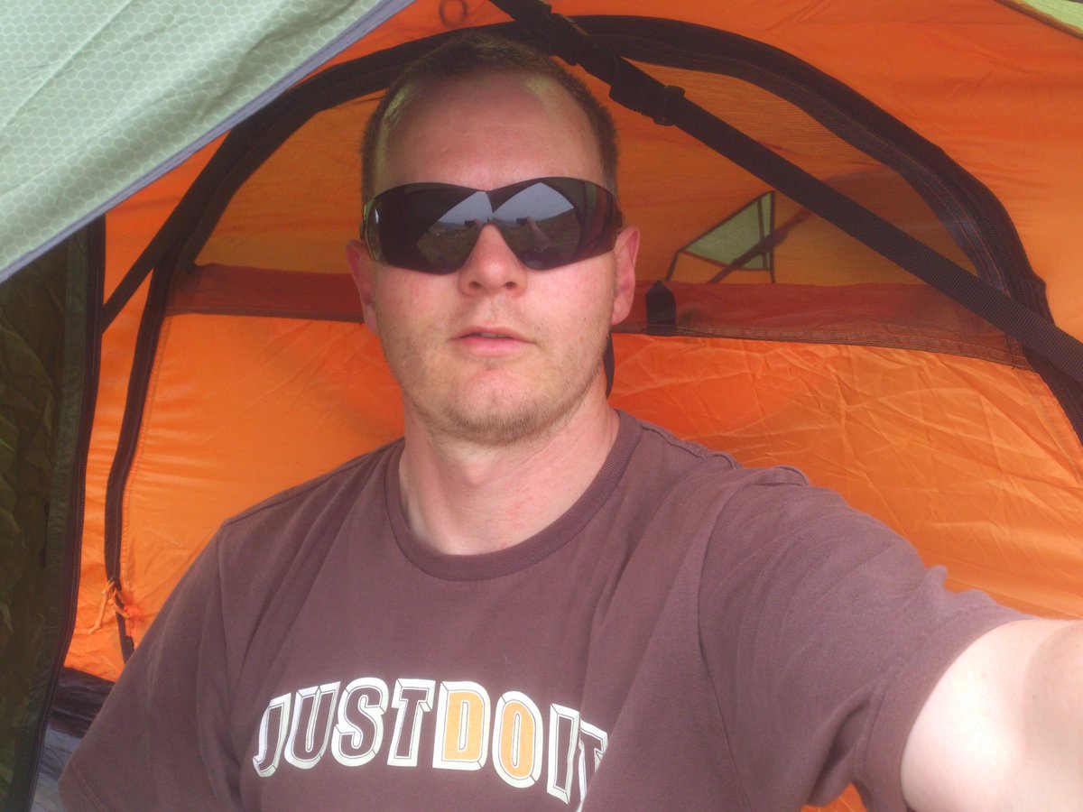 whosjonnym's tweet image. #cadwest #snowdonia camping, while it lasted