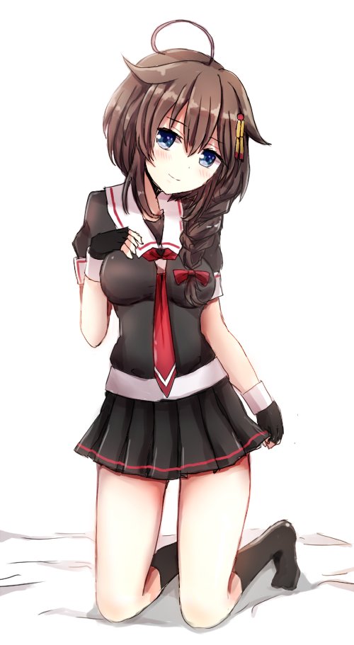 艦これ「時雨ちゃん～ #艦これ 」|混ぜじす🌷のイラスト