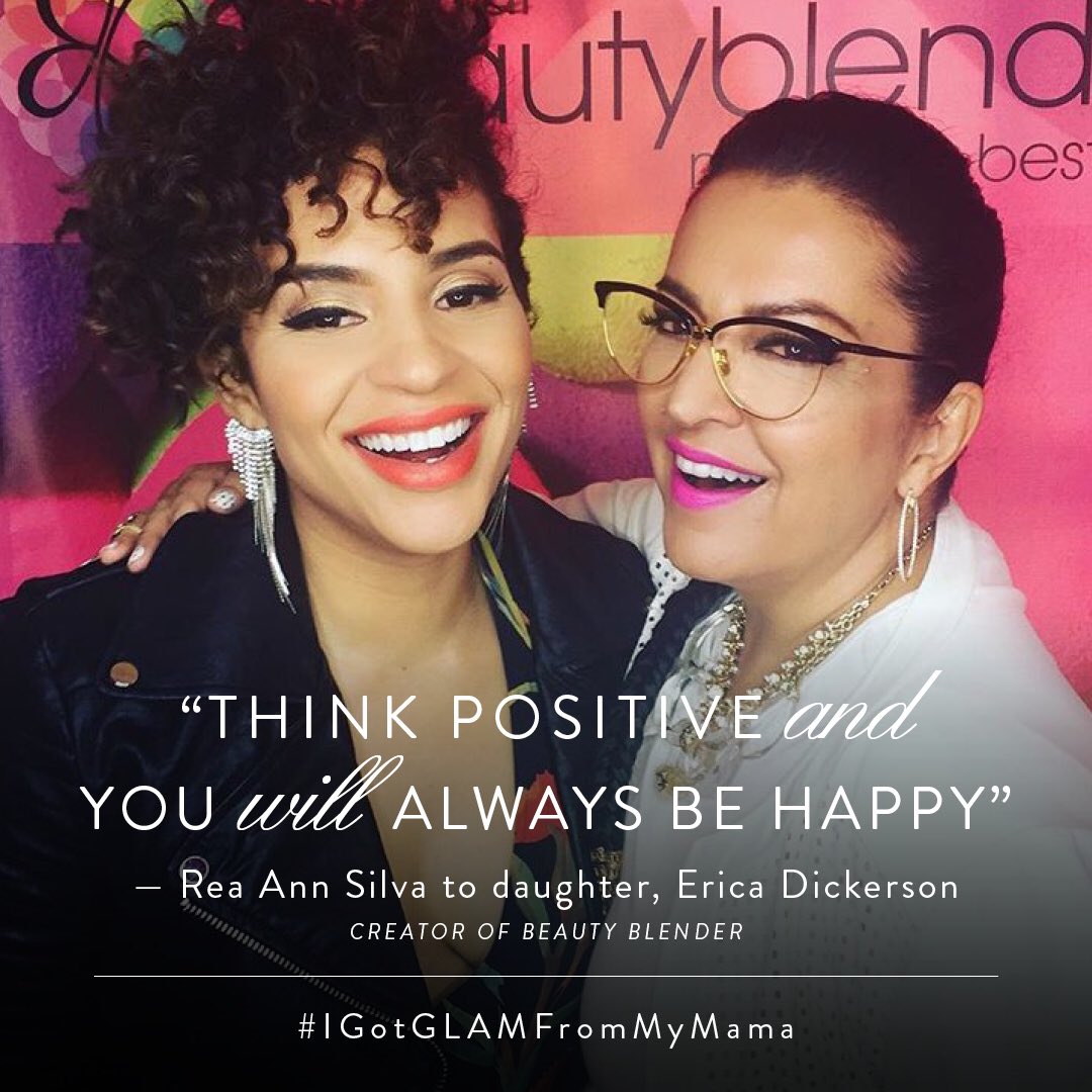 beautyblender's tweet photo. The best advice @ericasBBworld has received from her mom @ReaAnn 💝 #IGotGlamFromMyMama https://t.co/L0qlzk6Cvb