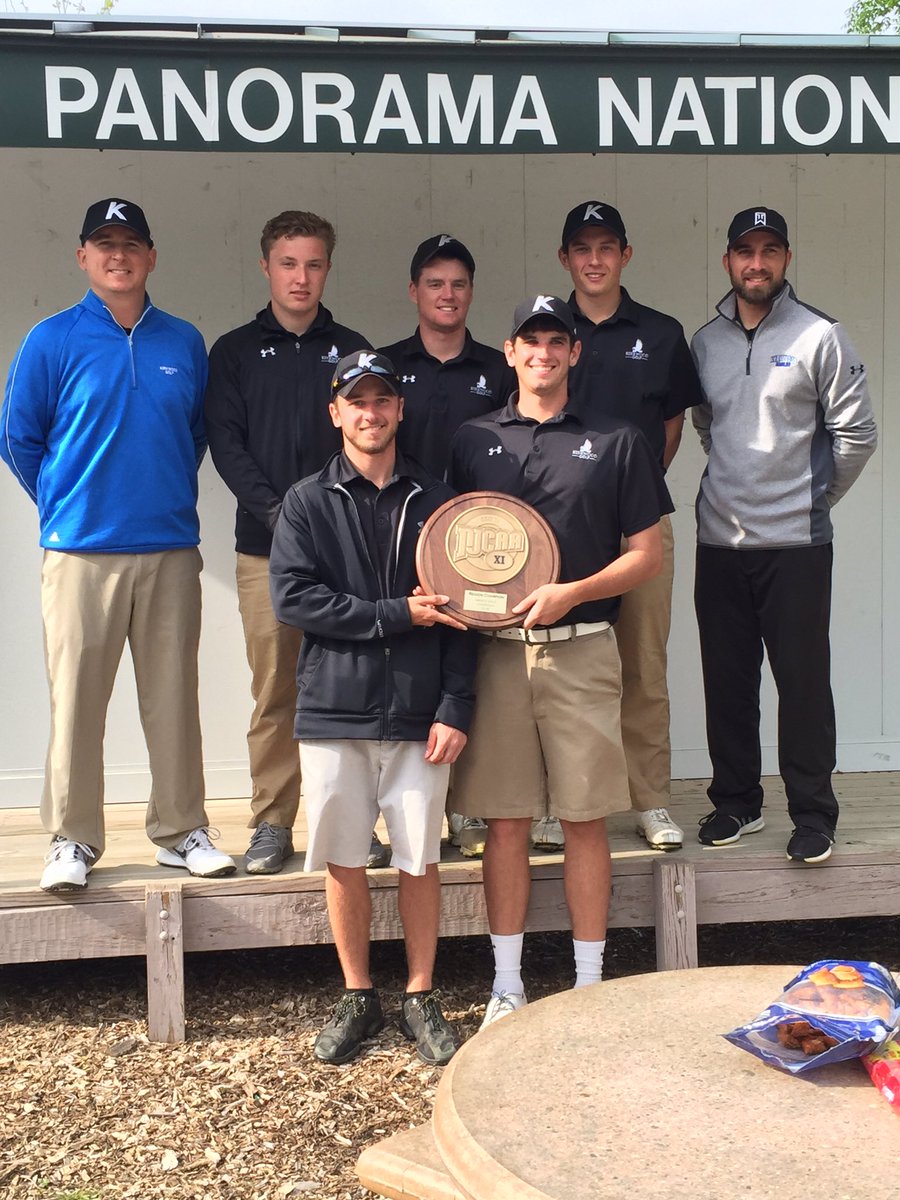 KCC_GOLF's tweet image. 2015-2016 Region XI Champs! Your Kirkwood Eagles! Took home top 3 individual spots as well! #WayToFinish