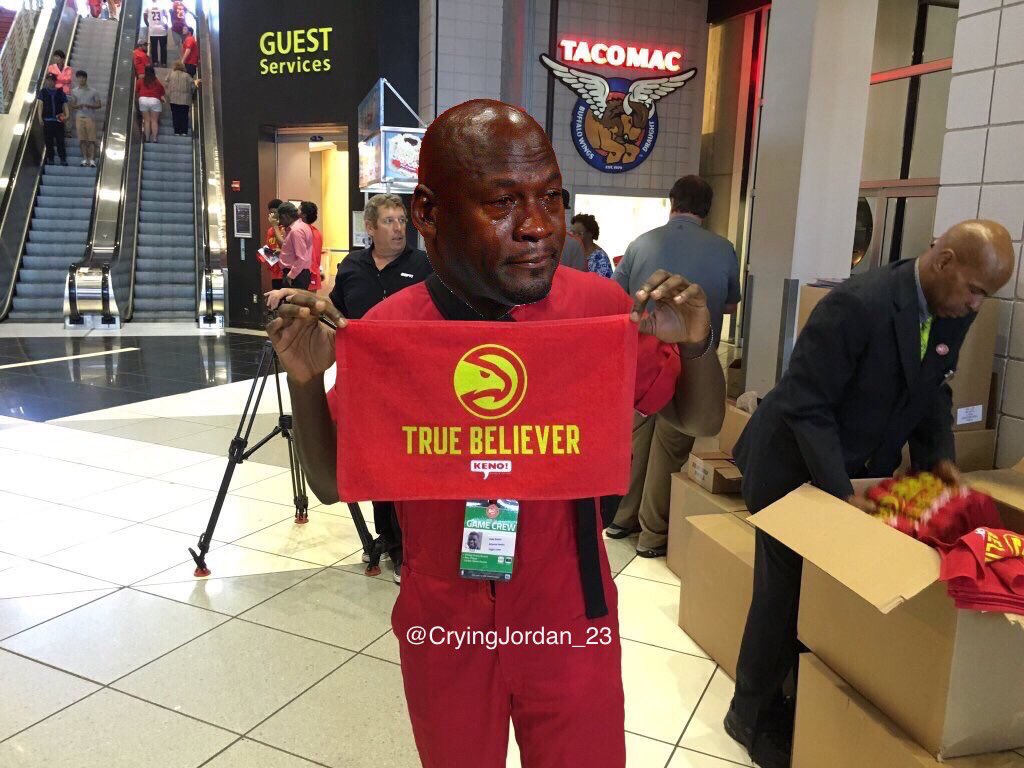 Crying Jordan on Twitter: "Keep believing Hawks fans!!!  https://t.co/qKxFn4uGJi" / Twitter