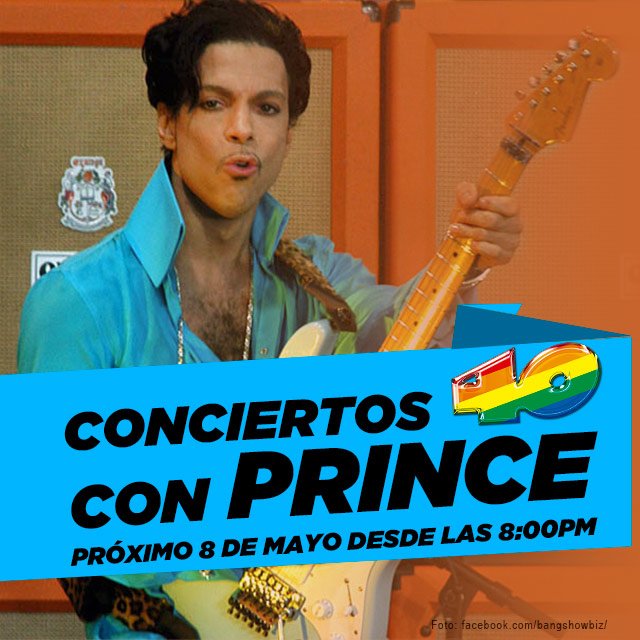 los40colombia's tweet photo. Ya empieza #Conciertos40 de @prince

Conectados aquí: https://t.co/zVFbkyvZFt https://t.co/YUB4CDD965