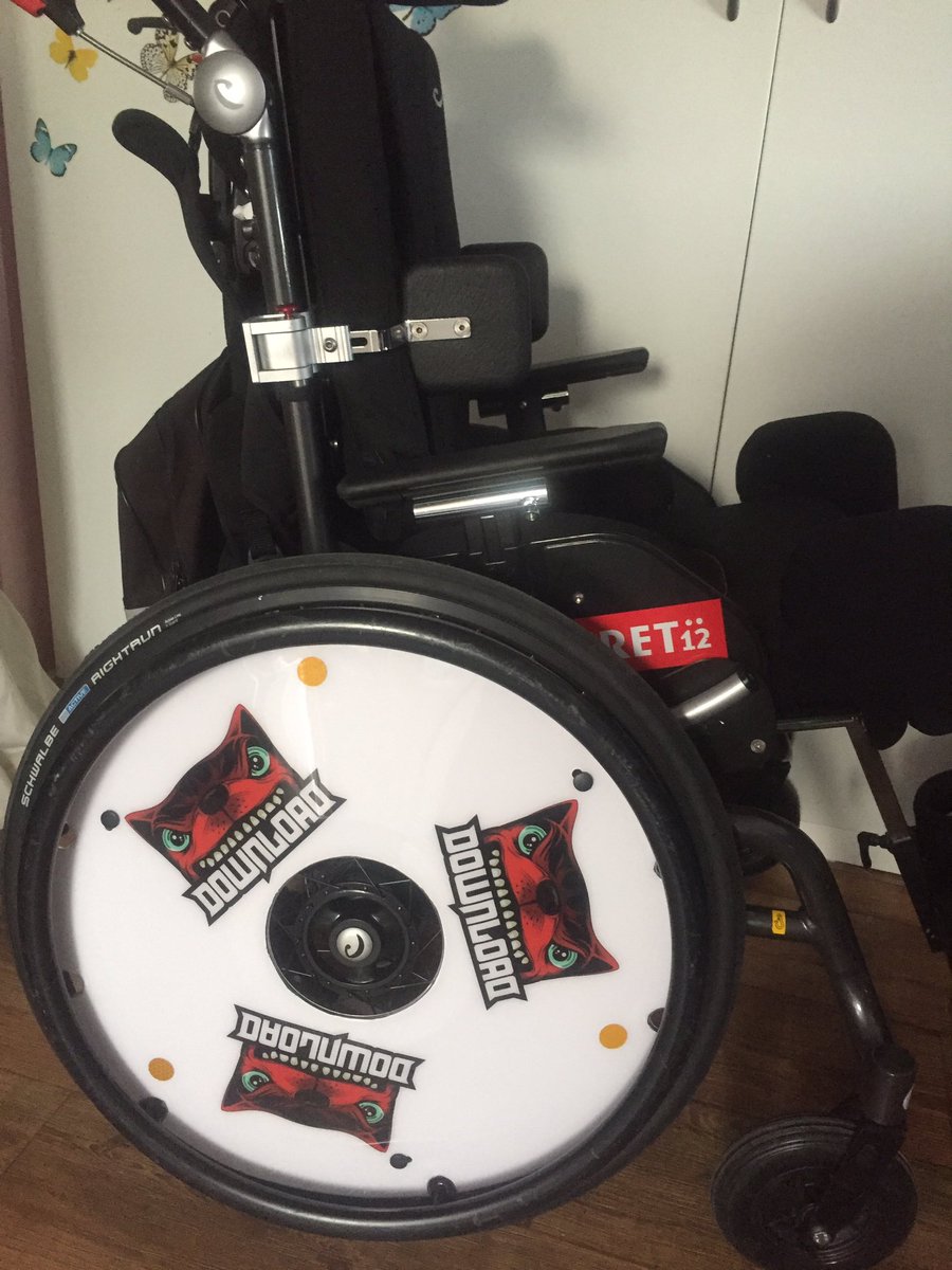 SpotRockdog's tweet image. Huge thanks to @SignaceLtd for my replacement @DownloadFest wheels for my new @R82UK Kudu - bring on June \m/