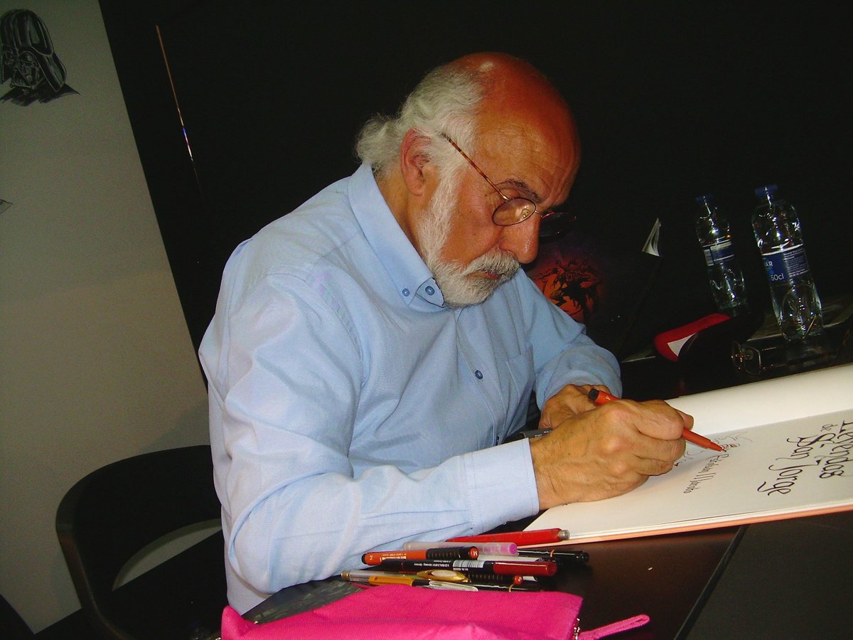 carlosgotham's tweet image. El maestro Esteban Maroto también asistió al 34 Salón del Comic BCN @PlanetadComic @FICOMIC_salon