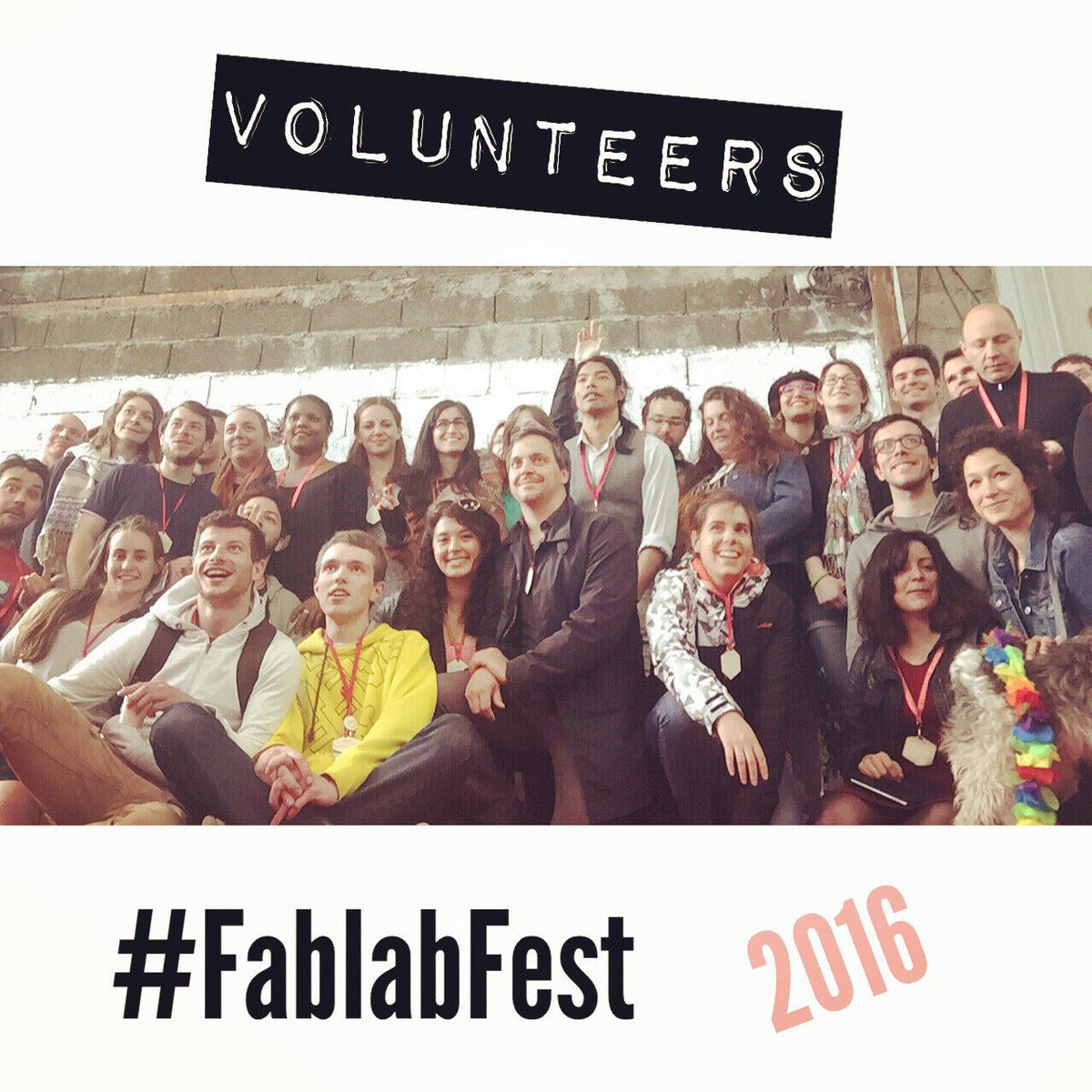 Vulca_ngo's tweet photo. See you all next year ! 😃👋🏼🌍✨ #FablabFest #Volunteers https://t.co/PI7mUc3v2z