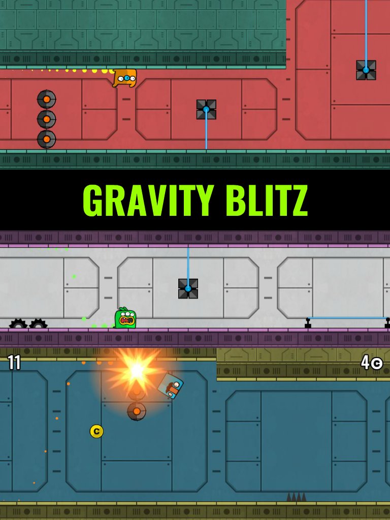 Some screenshots from our #weeklygame Gravity Blitz! Available on the App Store: itunes.apple.com/app/id11042970…