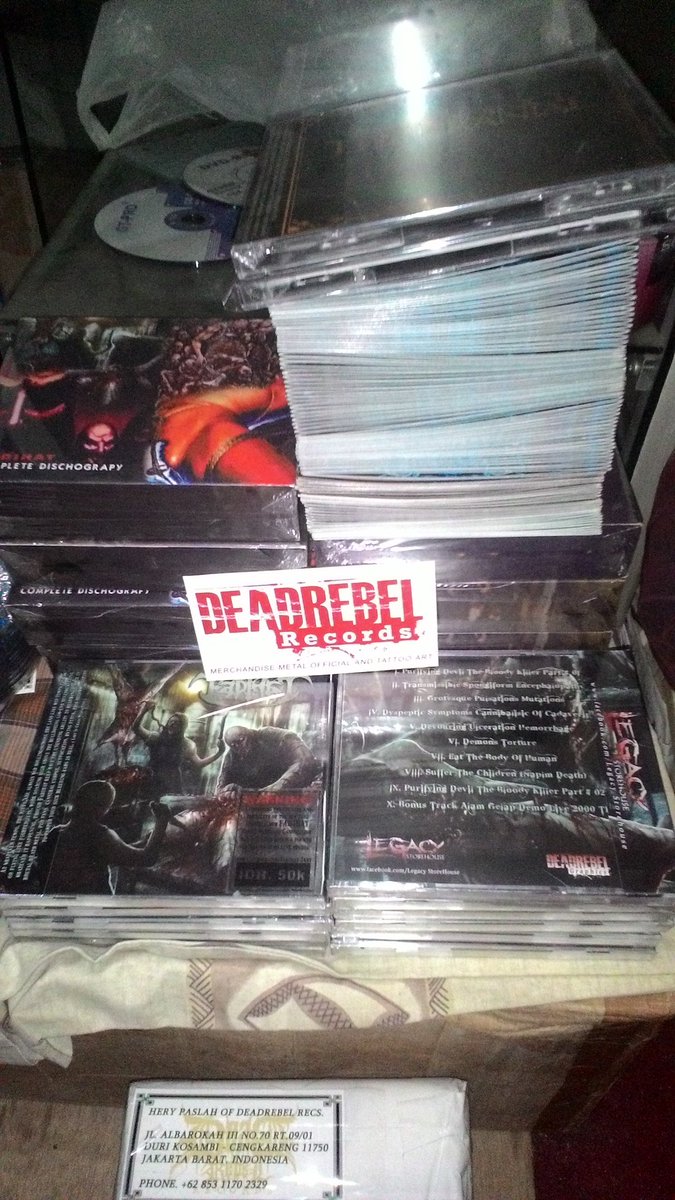 AVAILABLE on DeadRebel Store
FADIHAT "Family Mortuary Cannibalism"
IDR.50k Free Sticker
Order. 0853 11702329