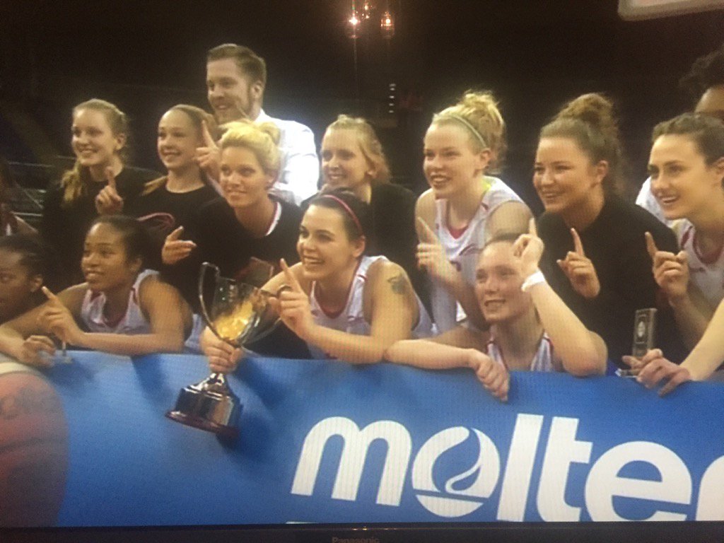 NorthumbriaTEAM's tweet photo. Best sight ever. Great day for women's volleyball and now basketball. Championes!!! https://t.co/Hfon2wkFsh