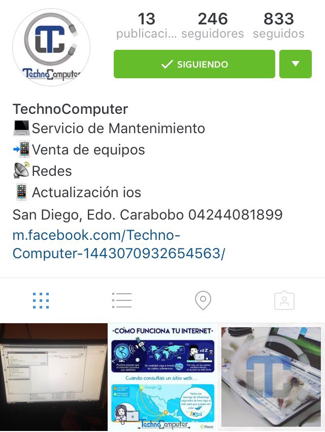 technocomp_sd's tweet image. Siguenos en #Instagram confía solo en profesionales... #technocomputer #Tecnología