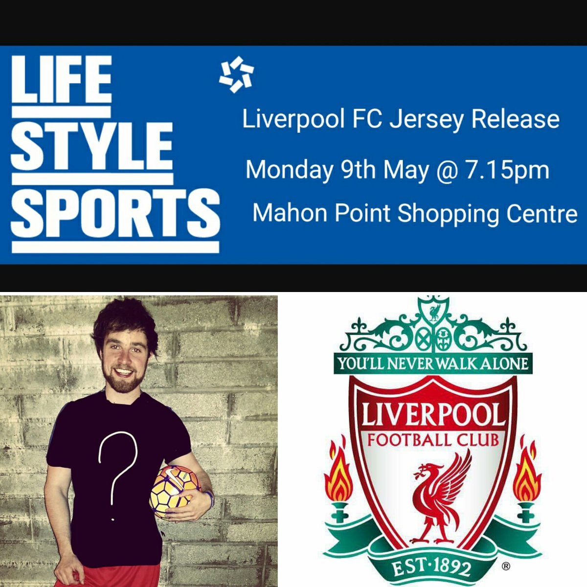 TeamMahon's tweet photo. Are you ready for the #Liverpool Jersey release? Pop into @lifestylesports #MahonPoint tomorrow to get yours ⚽ https://t.co/yhbsTbEhiF
