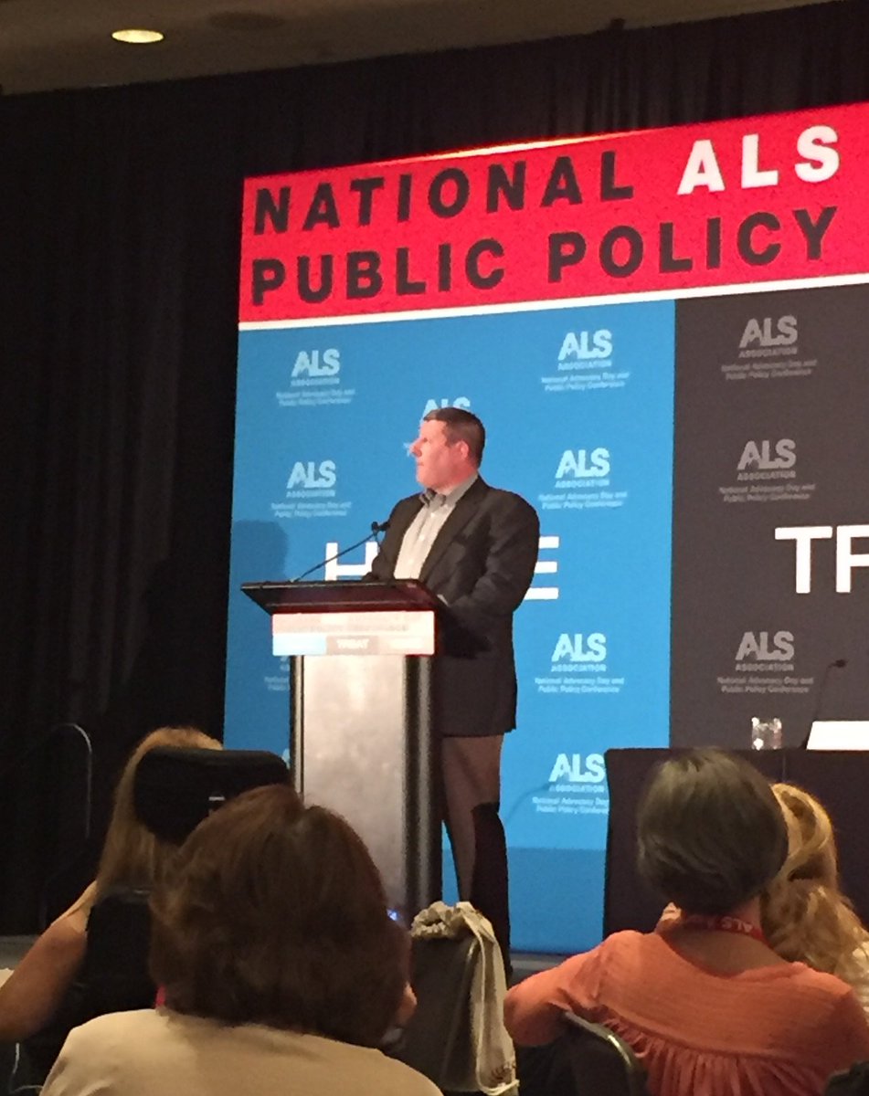 alsassociation's tweet photo. Chris Brussalis officially opens #alsadvocacyday conference - "We can do it. We must do it. We will do it!" https://t.co/XNvY9AaVXh
