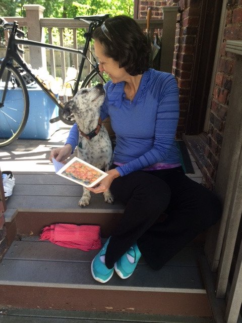STEPDOGJOURNAL's tweet photo. Thank you, Eddie, for the card and for being such a sweet #stepdog. Xo!  #dogs #stepmoms @mireyawrites #MothersDay https://t.co/b4Lhl8MFf3