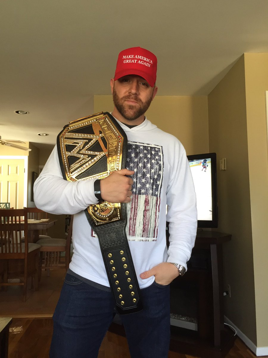 LisaTCos's tweet photo. @realDonaldTrump @VinceMcMahon and @CoachMiles8 : #MakeAmericaGreatAgain https://t.co/xkjcAXXJAs
