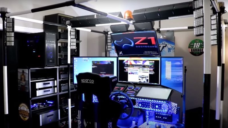 therealautoblog's tweet photo. Youtuber builds obsessively detailed iRacing simulator: https://t.co/NWDcbHtfYj https://t.co/8wwrL5EOn1