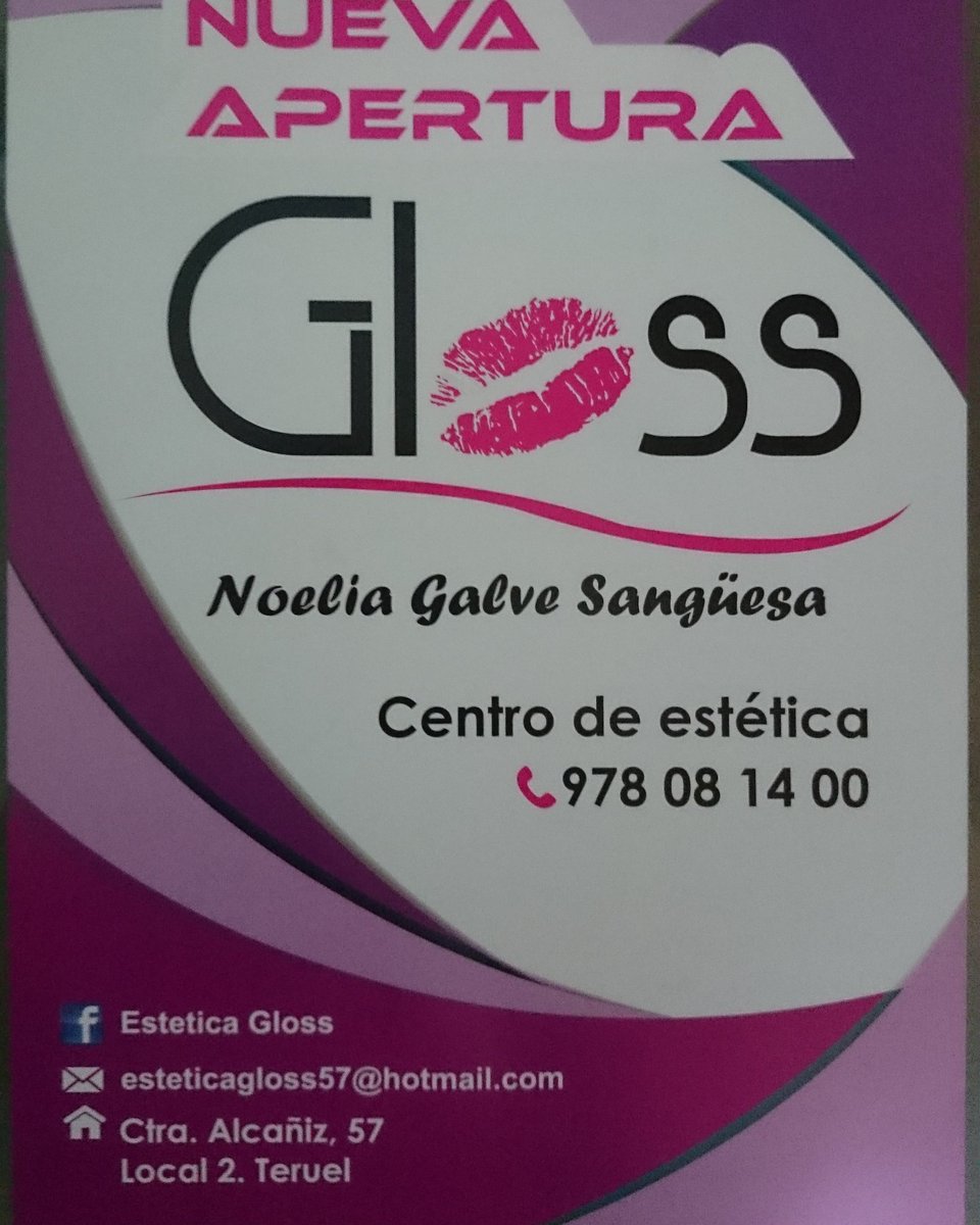 noe_trl's tweet photo. En pocos dias nueva apertura del centro de estetica gloss pronto anunciaremos inaguracion https://t.co/MN2PpfUM1I