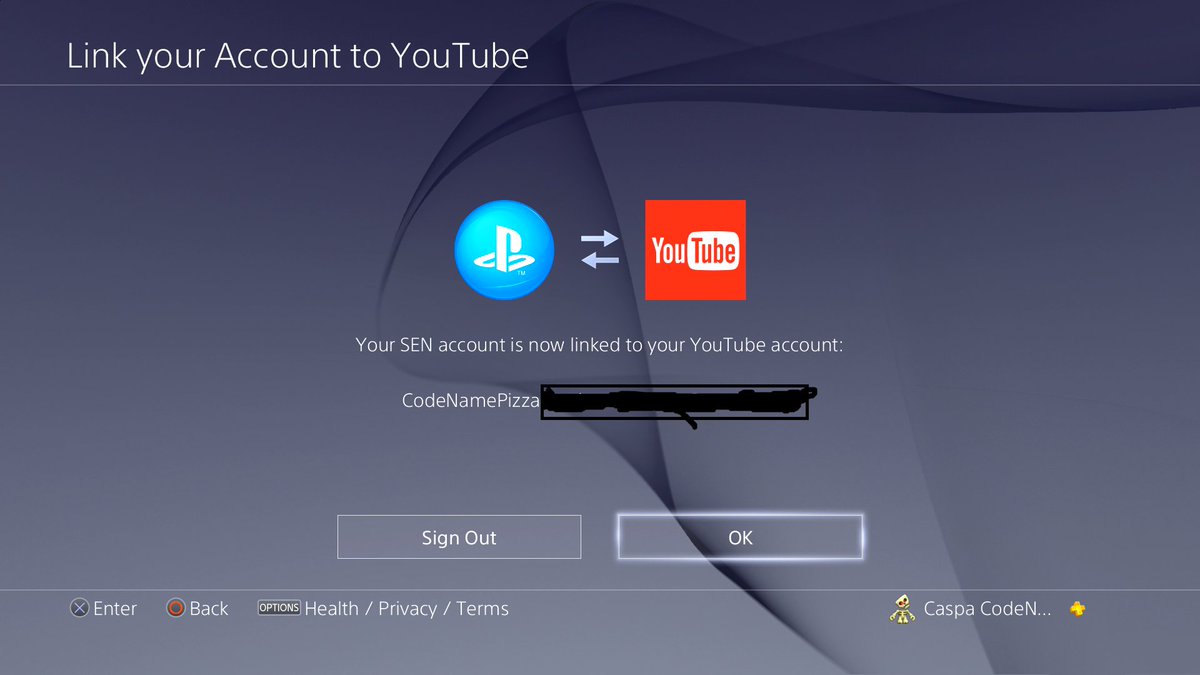 CodeNamePizza's tweet image. Broadcast,Youtube,shows first image,type details,get second image,click ok, shows first image again @AskPlayStation