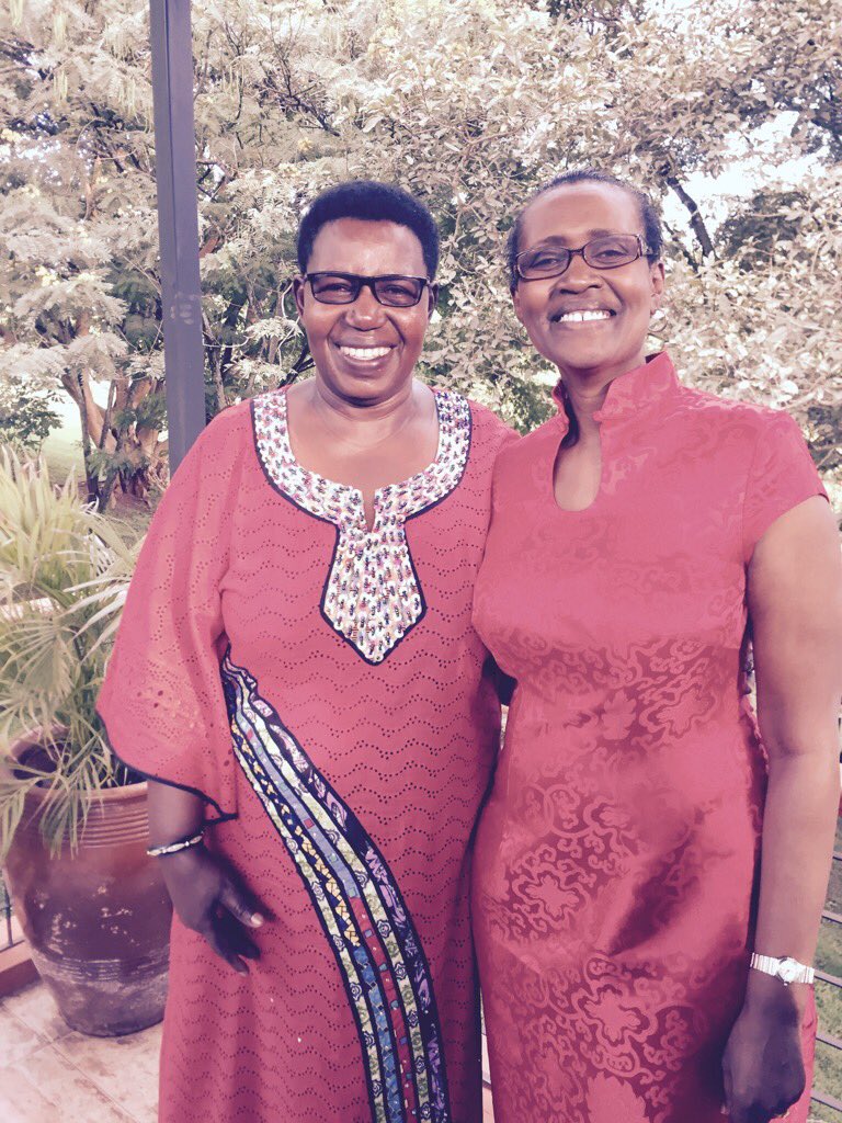 A wonderful reunion today -Miria Matembe &amp; I. We were  honored to represent Mbarara ple in Parliament &amp; CA.