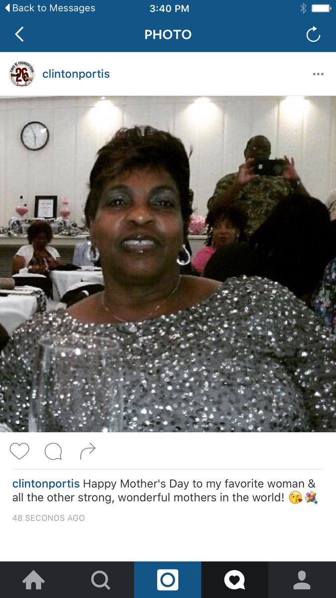 TheRealC_Portis's tweet photo. Happy Mother's Day to my mother &amp; the rest of the strong women that raise individuals &amp; villages 💐💐😘 https://t.co/DjwWVEw283
