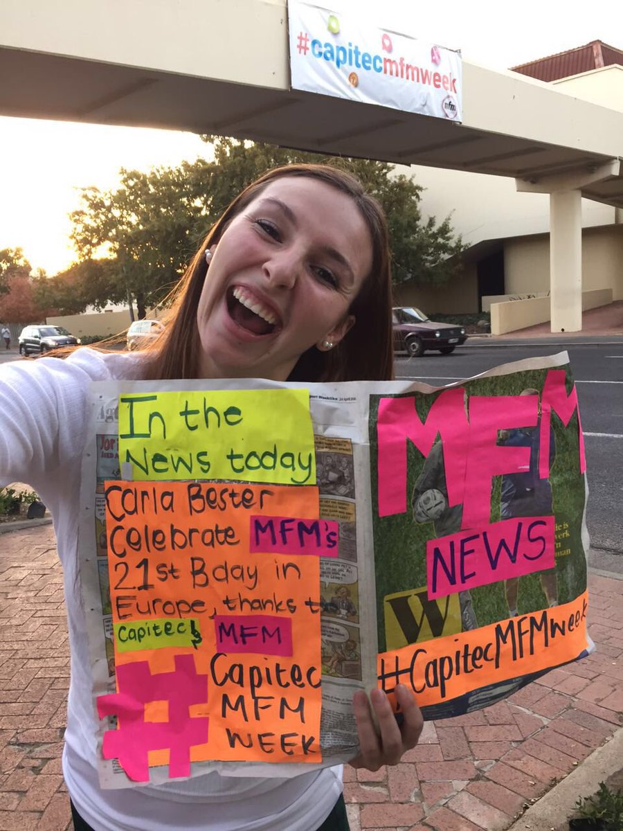 Thanks <a href="/MFM926/">MFM 92.6</a> for this awesome week of fun🎉 #CapitecMFMweek 
Never taking a selfie again at the SS bridge 😂😂 ✌🏻️✌🏻