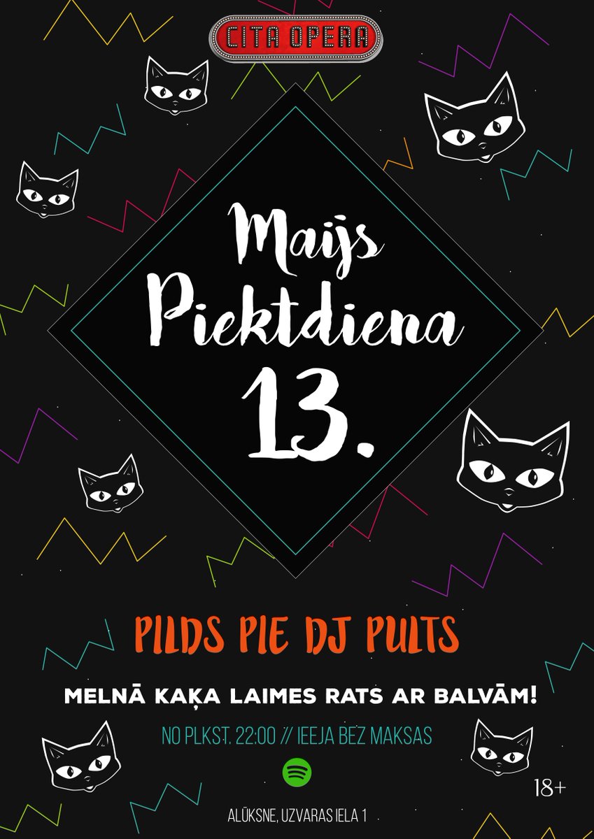 ...bet kalendārā rakstīts "Piektdiena 13" ;)