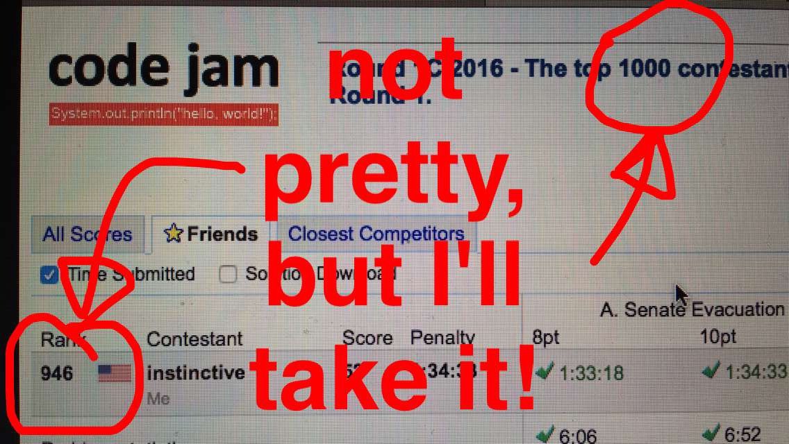 instinctive's tweet image. Third time&apos;s the charm: jedimastercharles.weebly.com/home/24-hours-… #googlecodejam