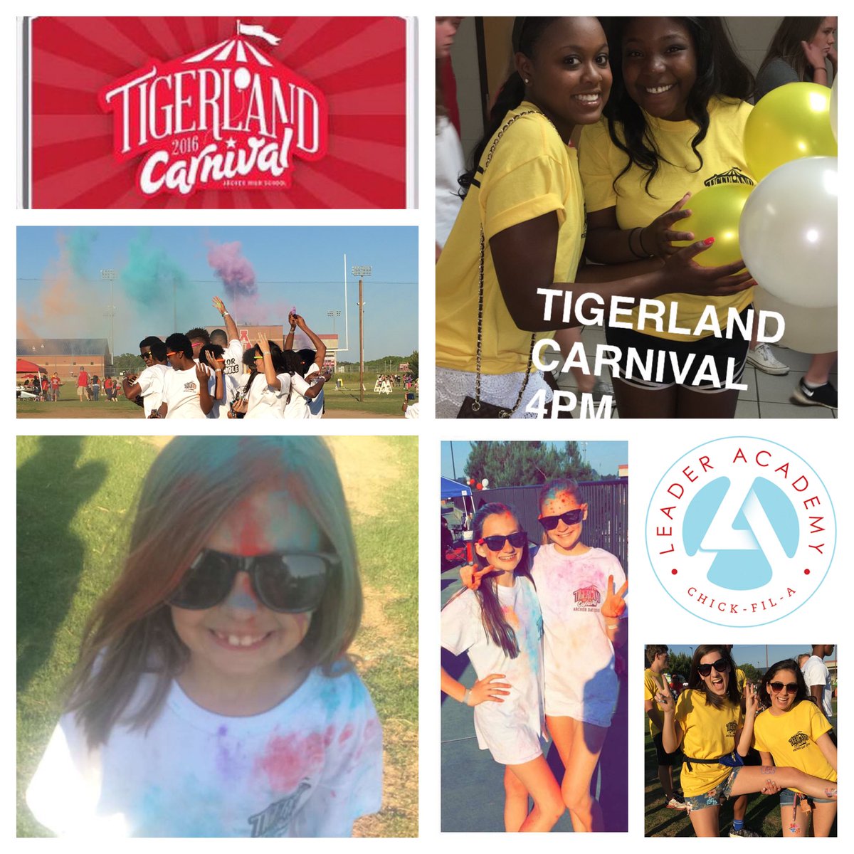 beug4's tweet photo. AHS peer leaders hosting the 1st Tigerland Carnival. Fun day for our community. #CFALAImpactProject. @CFALDRAcademy https://t.co/wt4aaNvbAC